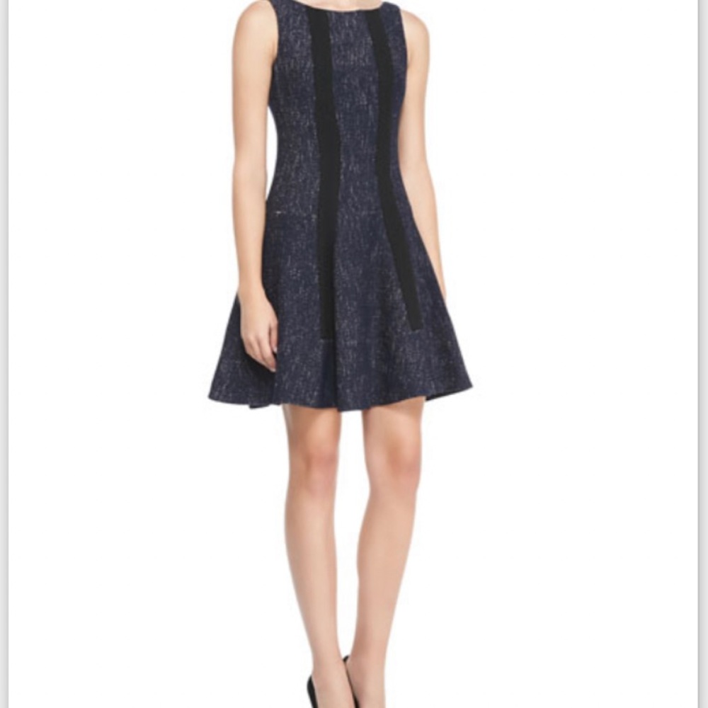 Nanette Lepore navy Scandal clandestine dress